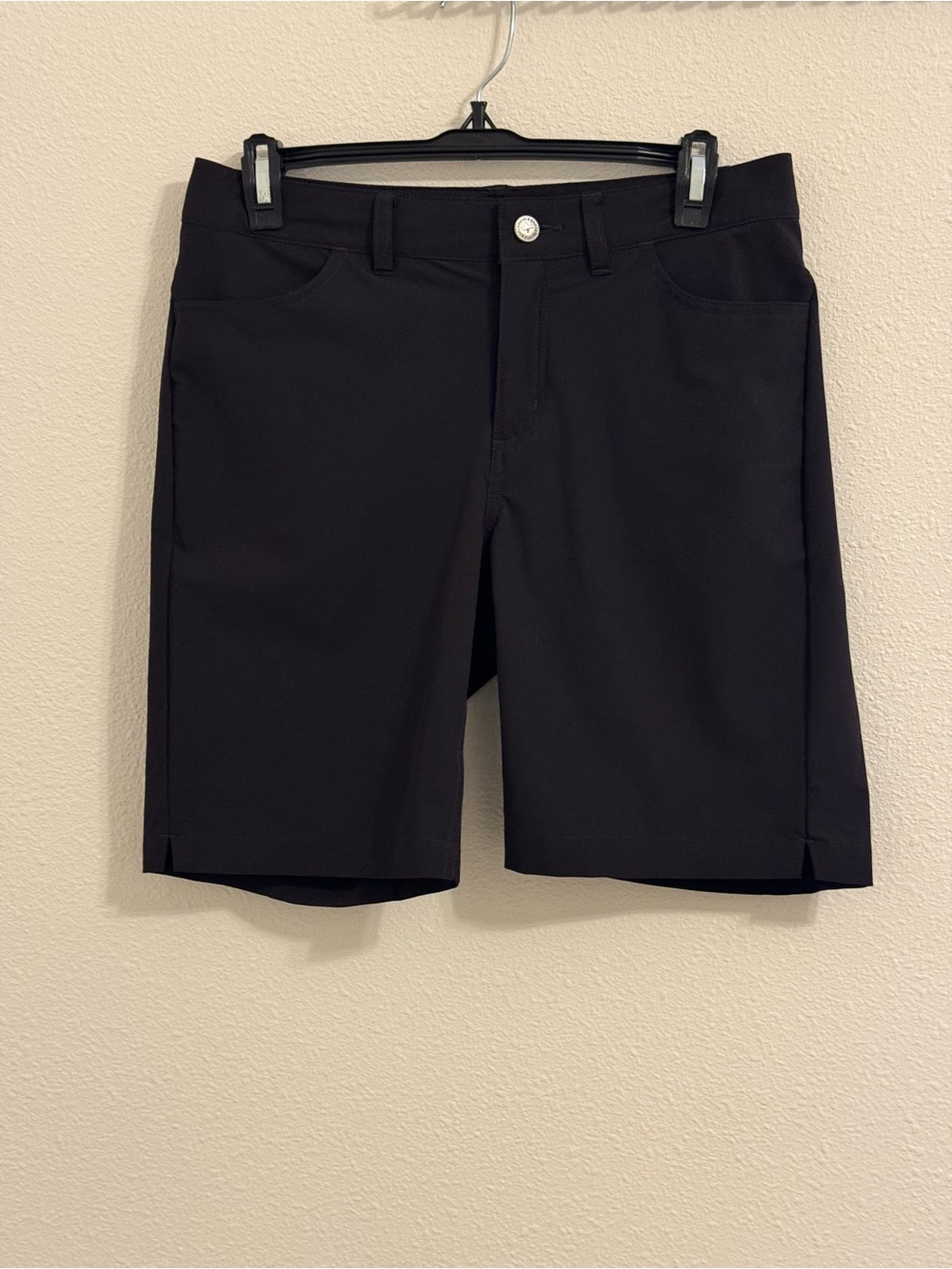 Patagonia Skyline Traveler Shorts Women’s Black 8” Stretch Hiking Size 6